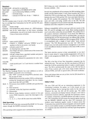 [The New Commodore Computer: Originally called the "TED", Commodore's new 264 and 364 are their latest entries (2/2)]