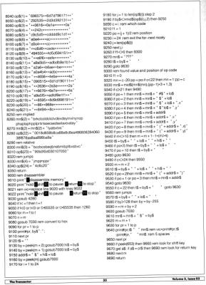 [Your BASIC Monitor, Part 2: The Disassembler (2/2)]