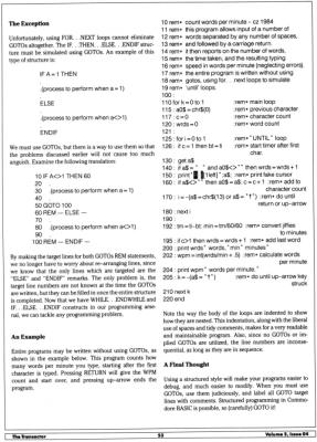 [Structured Programming in Commodore BASIC (3/3)]