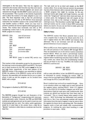 [Interrupt Driven Code on the Commodore 64 (3/3)]