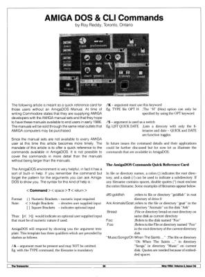 [Amiga DOS & CLI Commands (1/4)]