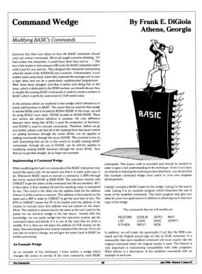 [Command Wedge: Modifying BASIC's Commands (1/5)]