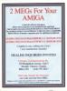 [Advertisement: 2 MEGs For Your Amiga by Comspec Communications Inc.]