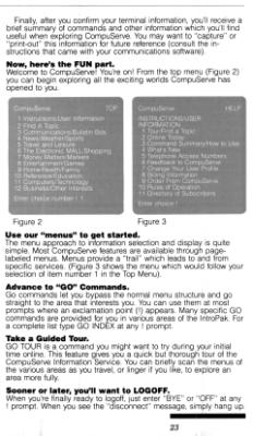 [CompuServe IntroPak page 23/44 
Start Getting the Most from Your Computer Now, It's Easy! (6/6)]