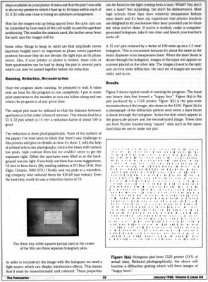 [Computer Generated Holography on a C64 (4/8)]