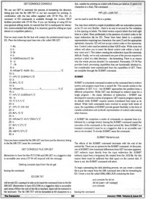 [CP/M 3.0: Plus Redirection and Batch Processing (3/4)]